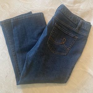 loft cropped jeans